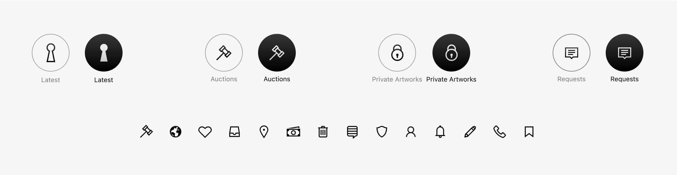 ui design / icons